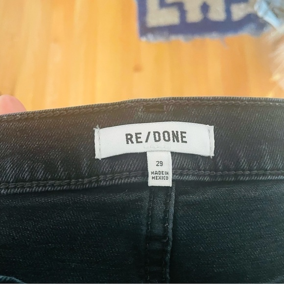 RE/DONE Black High Waist Skinny Jeans 29 - Picture 6 of 8